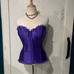 Purple Corset Bustier